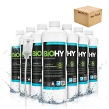 BiOHY Rohrreiniger (9 x 1 Liter) + Dosierer | EXTRA STARK | flüssiger Abflussreiniger | Profi Mittel für Verstopfungen in Küche, Dusche & Toilette | entfernt Haare & Gerüche effektiv