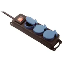 Bachmann Verteilersteckdose 3xSchutzk.1xSchalter 349.045