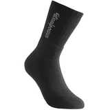 Woolpower Wandersocken Classic Logo 400 schwarz 40-44