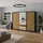 masseno Schwebetürenschrank SORE 270 x 205 x 58 cm Schwarz
