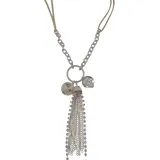 FIRETTI Y-Kette Daily Tassel beige Kunststoff