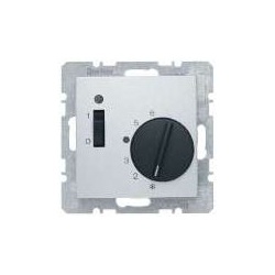 Raumtemperaturregler 24V mit Öffner (alu)