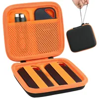 Aenllosi Hart Tasche Hülle für SanDisk Extreme PRO SSD SDSSDE80 SDSSDE81/SanDisk Extreme SSD SDSSDE61(schwarz und orange) (nur Tasche)