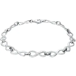 Elli Elli Armband Infinity Unendlichkeit Liebe 925 Silber Armbänder & Armreife   Damen 