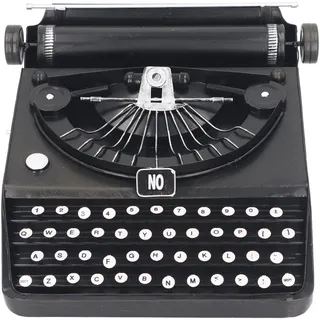 Vintage-Schreibmaschinen-Modell, Retro-Handbuch-Requisiten-Modell, Antike Metall-Schreibmaschinen-Modell-Statue, Praktischer Stressabbau, Schreibtisch-Dekoration für Zuhause,