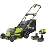 Ryobi RY18LMX40C-240 ONE+ Akku-Rasenmäher inkl. 2 Akkus, 5.0Ah (5133006290)