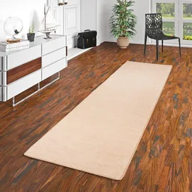 Snapstyle Trend Velours Läufer Teppich, Joy Beige, 100x100cm