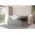 altdecor Boxspringbett mit Fußteil - TOLO-Z 160x200 Cord - Hellgrau - Komplett-Set mit Bonell-Federkernmatratze und Topper, Polsterbett mit H3 Mat... - Hellgrau