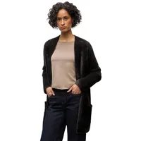 STREET ONE Langer Federgarn Cardigan Braun 34