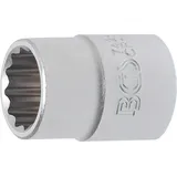 BGS 7424 | Steckschlüssel-Einsatz Zwölfkant Antrieb Innenvierkant 20 mm (3/4") SW 24 mm