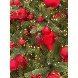 Kaemingk Weihnachtskugeln Christbaumkugeln Weihnachtsbaumkugeln rot