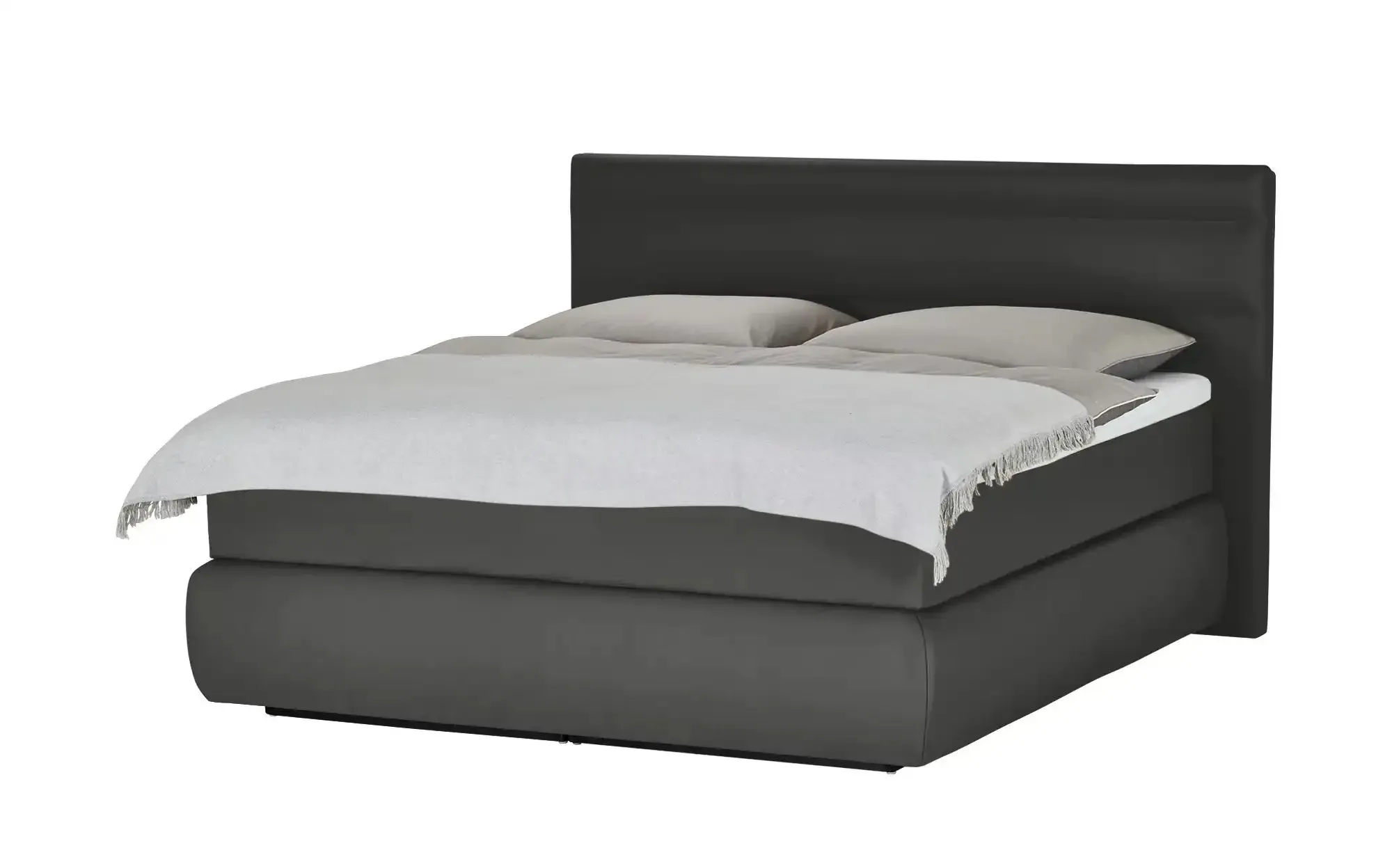 Wohnwert Boxspringbett  Dormian Bolge High , grau , Maße (cm): B: 160 H: 122