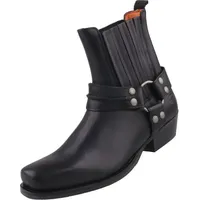 Dockers by Gerli Damen Biker Stiefelette Schwarz, Schuhgröße:EUR 37 - 37