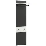 Livetastic Garderobenpaneel 45 x 165 cm Grau/Weiß