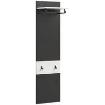 Möbel Kraft Garderobenpaneel 45 x 165 cm Grau/Weiß