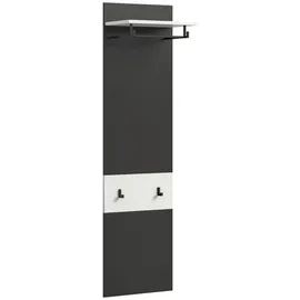 Möbel Kraft Garderobenpaneel 45 x 165 cm Grau/Weiß