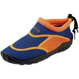 Beco Badeschuhe / Surfschuhe für Kinder blau/orange 22