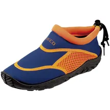 Beco Badeschuhe / Surfschuhe für Kinder blau/orange 22