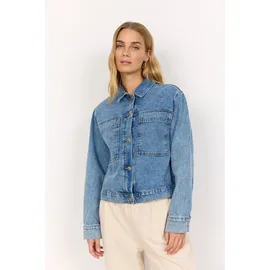 Soyaconcept Jeansjacke "SC-Dolores 2", Brusttaschen, für Damen, 2240 MEDIUM BLUE D, M,