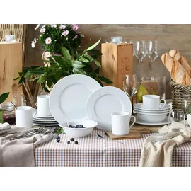 CreaTable Polo Kombiservice 16-tlg. weiß