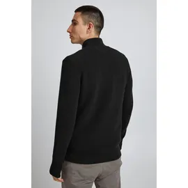 !Solid Strickjacke SOLID "Strickjacke SDNicklas", Herren, Gr. L, schwarz, Obermaterial: 100% Baumwolle CO., Strickjacken Strickjacke