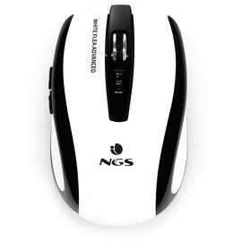 NGS White Flea Advanced Wireless Maus weiß