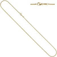 Goldkette JOBO Halsketten Gr. Gelbgold 585, L: 42cm, gelb (gelbgold 585) Damen Erbskette 585 Gold 42 cm 1,5 mm