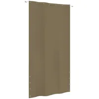 vidaXL Balkon-Sichtschutz Taupe 140x240 cm Oxford-Gewebe