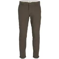 JACK & JONES Herren Chino Hose JPSTMARCO JJFURY ANA«, Gr. 32 L 30, Canteen, , 32644549-32 Länge 30