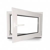 Kellerfenster - Kunststoff - Fenster - weiß - BxH: 80 x 40 cm - 800 x 400 mm - DIN Rechts - 3 fach Verglasung - 60 mm Profil