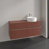 Villeroy & Boch Waschtischunterschrank 4 Auszüge 120 x 54,8 x 50 cm Braun