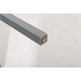 Gardissimo Faro Keramik Ausziehtisch Gartentisch 160-260x90cm silber
