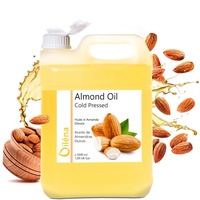 Oïléna Mandelöl für Haut (Körper und Gesicht) und Haare, Anti Streifen in der Schwangerschaft, für Atopische Haut und Baby, Massageöl. Feuchtigkeitsspendend. Reich an Vitamin E. 100% Rein - 5000 ml 5 L