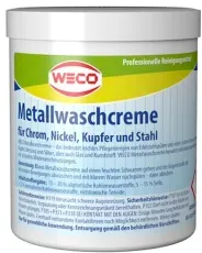 Weco Metallwaschcreme, Waschpastenkonzentrat, Hinterlässt einen hauchdünnen Schutzfilm und verleiht einen strahlenden Glanz, 500 ml - Flasche