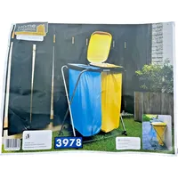 Doppel Müllsackständer Halter Müllbeutel Behälter 120L Gelb Blau Abfalleimer