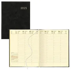 ZETTLER KALENDER Buchkalender Wochenbuch 2025 anthrazit