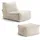 mokebo Sitzsack, Beige, Textil, 60x65x95 cm, Oeko-Tex®, Wohnzimmer, Hocker, Sitzsäcke, XXL Sitzsäcke