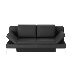 Schlafsofa  Kenny ¦ schwarz ¦ Maße (cm): B: 204 H: 88 T: 91