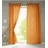 Gardinenbox 2er Set Vorhänge Schal Schlaufen »Berlin« HxB 225x140 cm Orange Blickdicht Microsatin Lichtdurchlässig Kräuselband Uni Matt, 20400N2