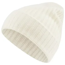 Falke Wintermütze (Beanie) Unisex - Kaschmir, Rippenstruktur, Umschlag - weiss - 1 Stück