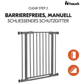 hauck Clear Step 2 Klemmgitter, Dark Grey