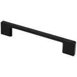 Livingpoint24 Möbelgriff Möbelgriffe BA 128 - 320mm, Küchengriffe Schwarz matt, Türgriffe (14) schwarz 0,8 cm x 19,4 cm x 2,8 cm