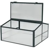 Floraworld Mini-Gewächshaus für Hochbeet 90 x 90 x 76 cm