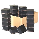 45x45x30mm (Karton mit 30 Stück) Gummi-Auflage Unterlage Wagen-Heber Hebebühne eckig Auto Set Unterstellbock Klotz Rangier-Wagenheber Puffer Reifen Reifenwechsel LKW Räder KFZ Tuning Zubehör