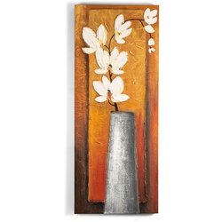 Wandbild "Vase" 40 X 100 Cm, Handgemalt