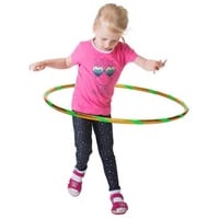 Hoopomania Hula-Hoop-Reifen Funny Kinder Hula Hoop, Ø60cm, Gelb-Grün gelb|grün Ø 60 cm