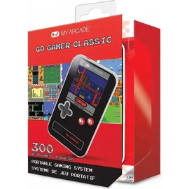 My Arcade Go Gamer Classic 300 Spiele Rot/Schwarz + 1 Controller