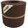 zaunzu® Sichtschutz Rille Gelocht 26 m Braun PP