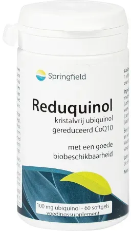 Springfield Reduquinol Ubiquinol Q10 100mg 60 Kapseln