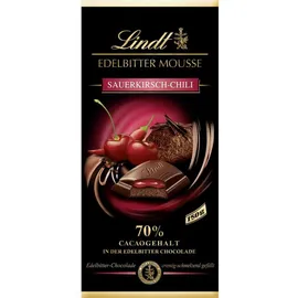 Lindt Edelbitter Mousse Schokolade 3 Packungen 150 g